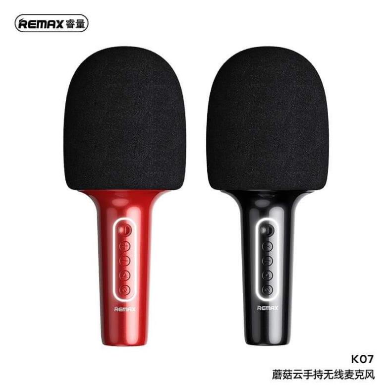 [Mã ELHACE giảm 4% đơn 300K] (Mới)Micro Karaoke 2022 không dây thông minh Remax K07 hỗ trợ trí tuệ nhân tạo