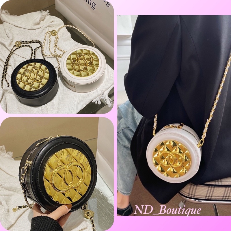 Cốp Tròn Phong Cách hàn Quốc🌸 Túi Đeo Vai Dễ Thương 🌸