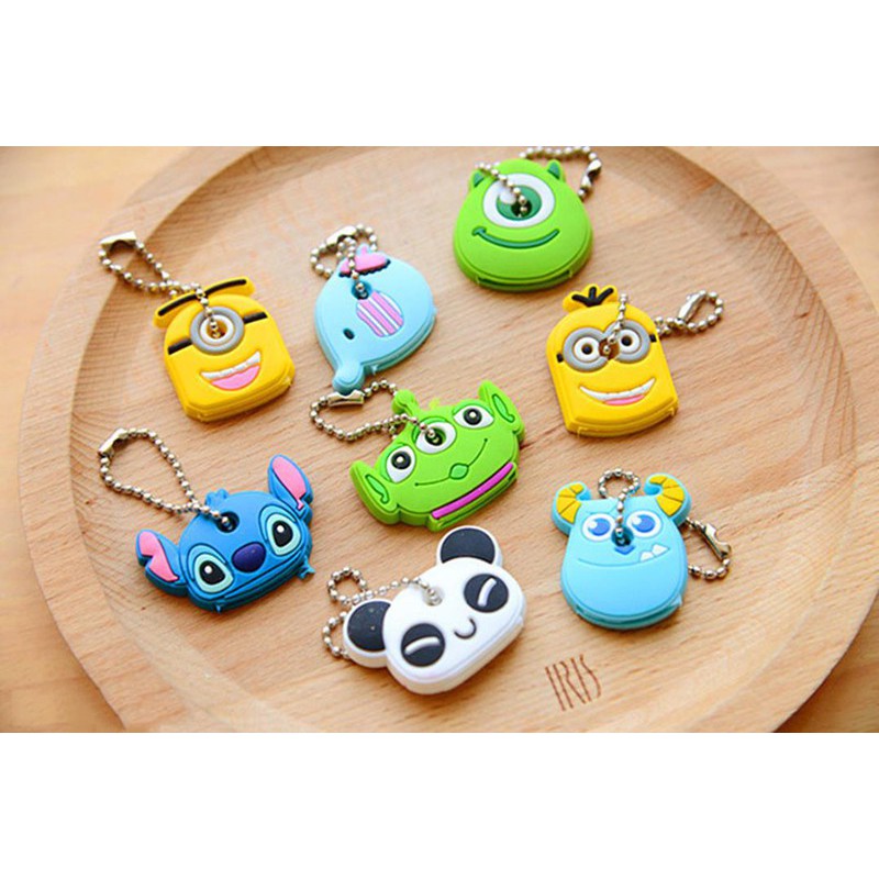 Combo 6 móc khóa hoạt hình ngộ nghĩnh 32 - CT 32 - BX0767
