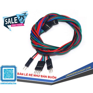 Dây điện DuPont 2P Đực - Cái dài 70 cm