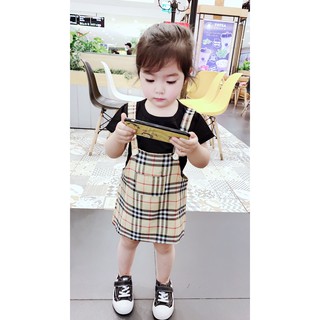 Set váy yếm dành cho bé gái