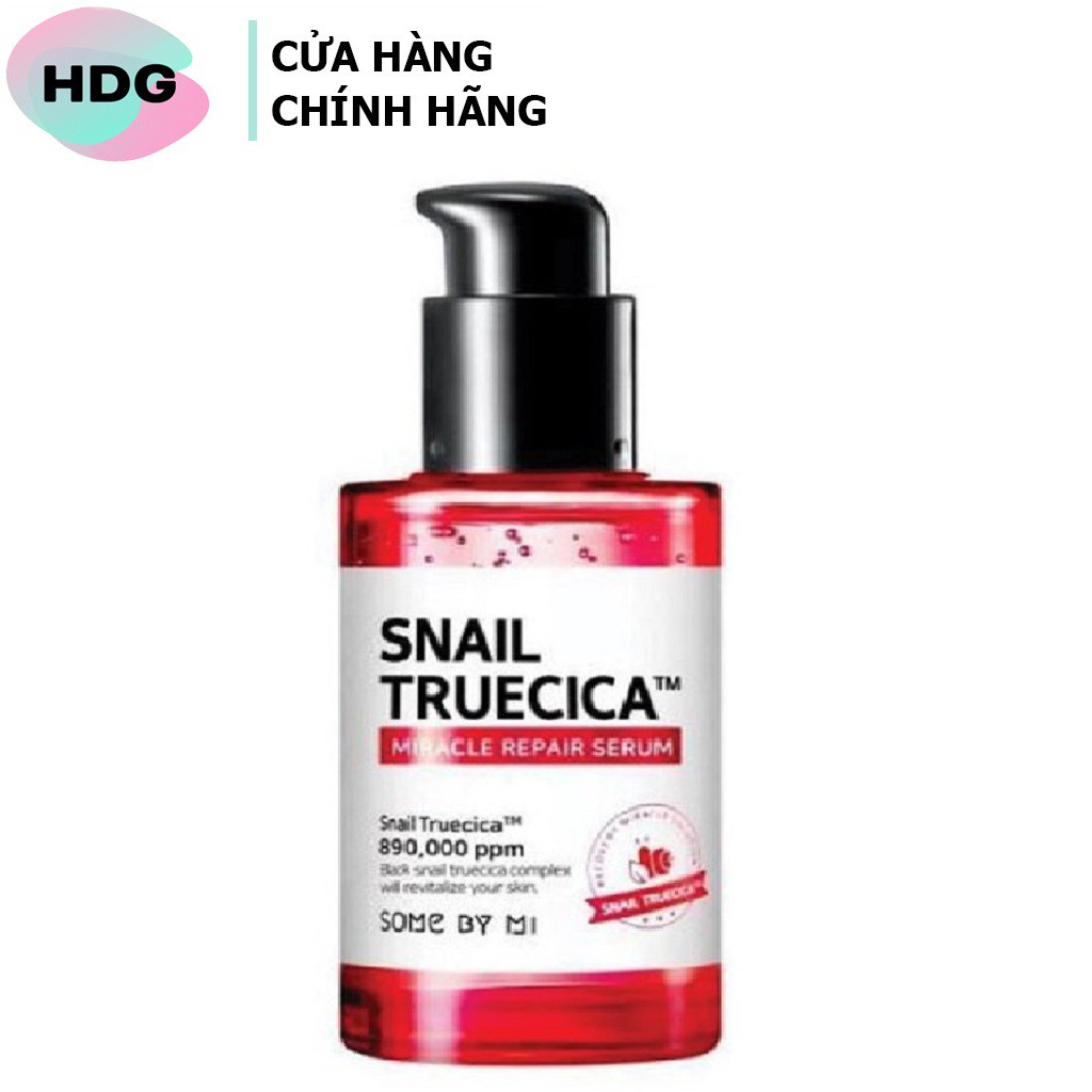 Tinh Chất Ốc Sên Đen Phục Hồi Sẹo Lõm Và Sẹo Mụn Some By Mi Snail Truecica Miracle Repair Serum 50ml