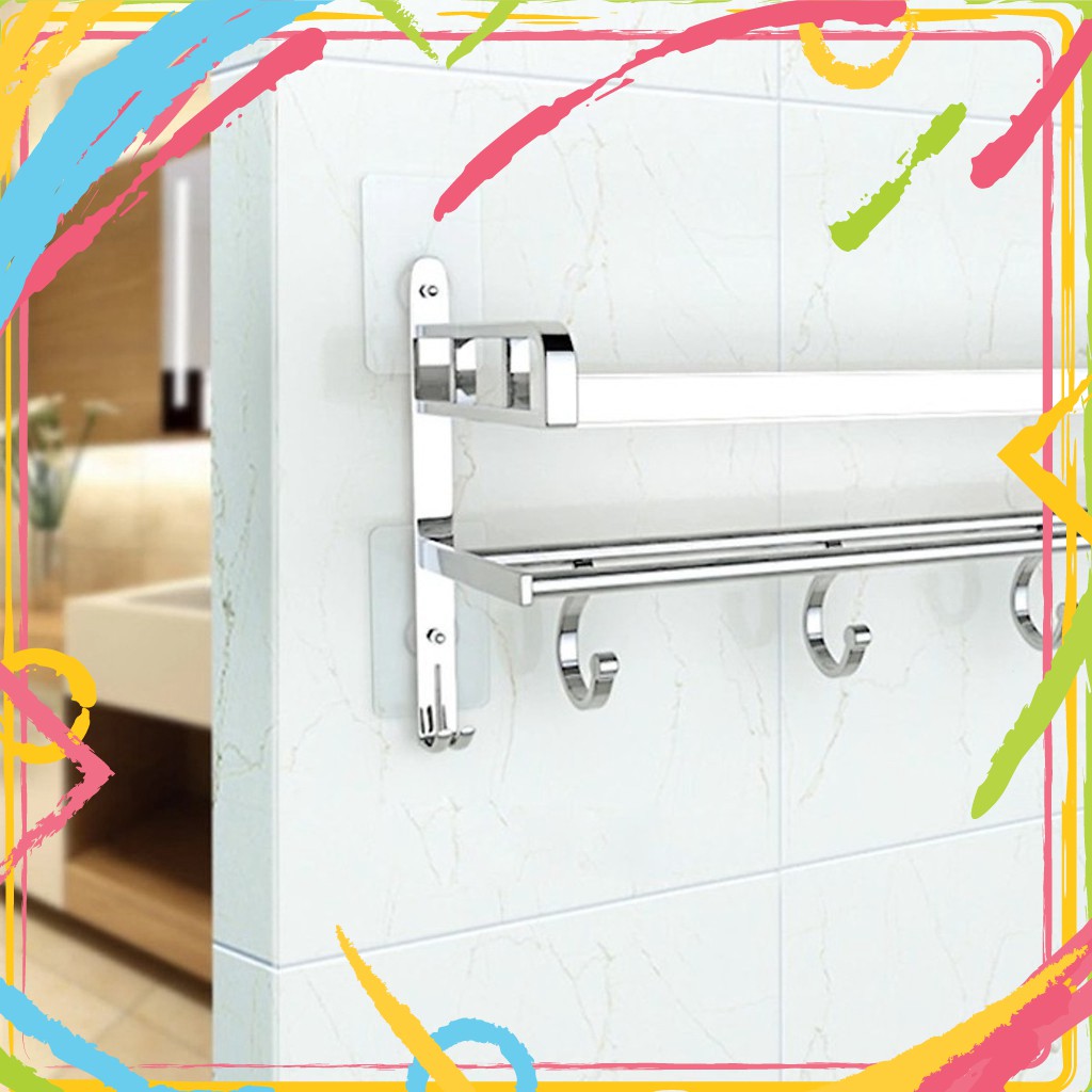 honganh JDGH Miếng Dán Tường Ốc Vít cường lực giúp gắn giá kệ không cần khoan tường 44