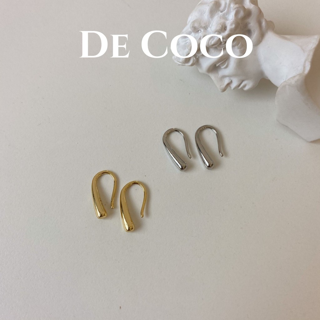 Khuyên tai bạc S925 the hook De Coco decoco.accessories