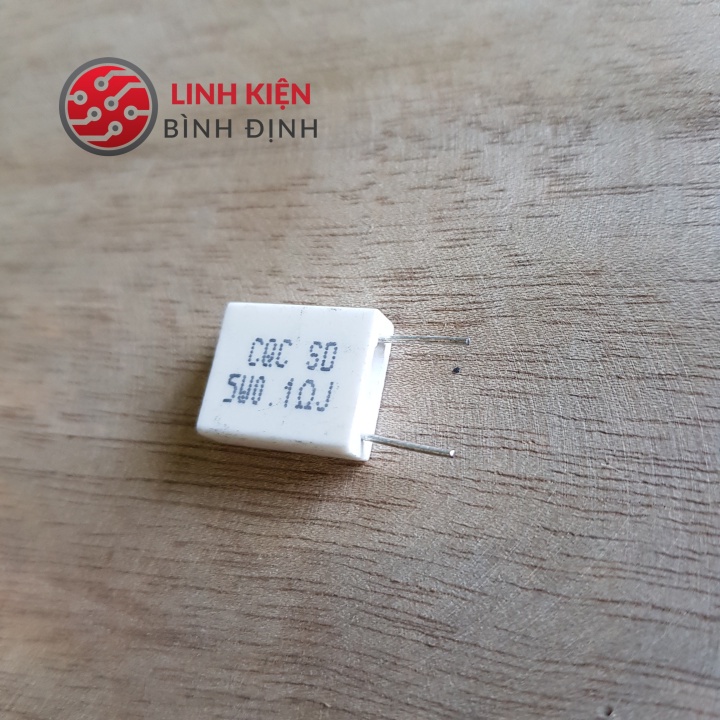 Điện trở sứ 0.1r 5w