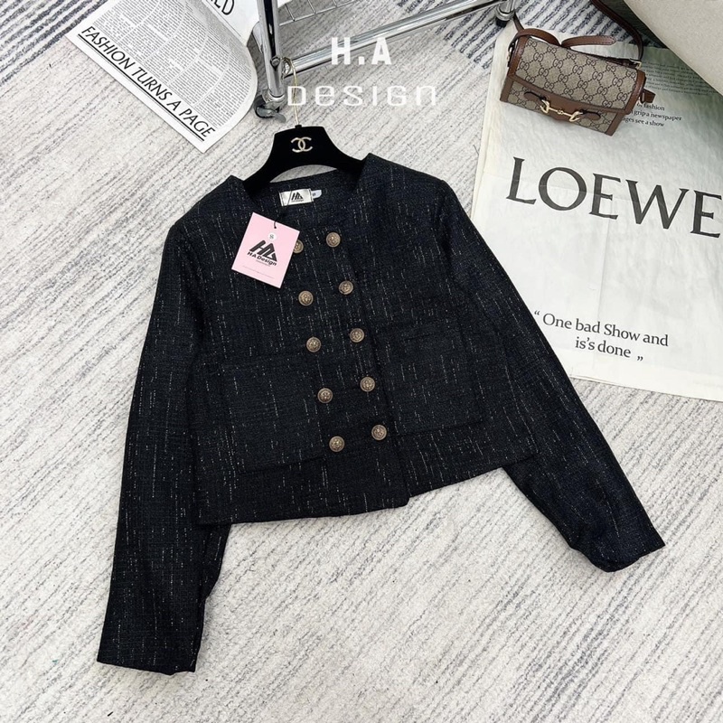 Áo dạ tweed hit hot