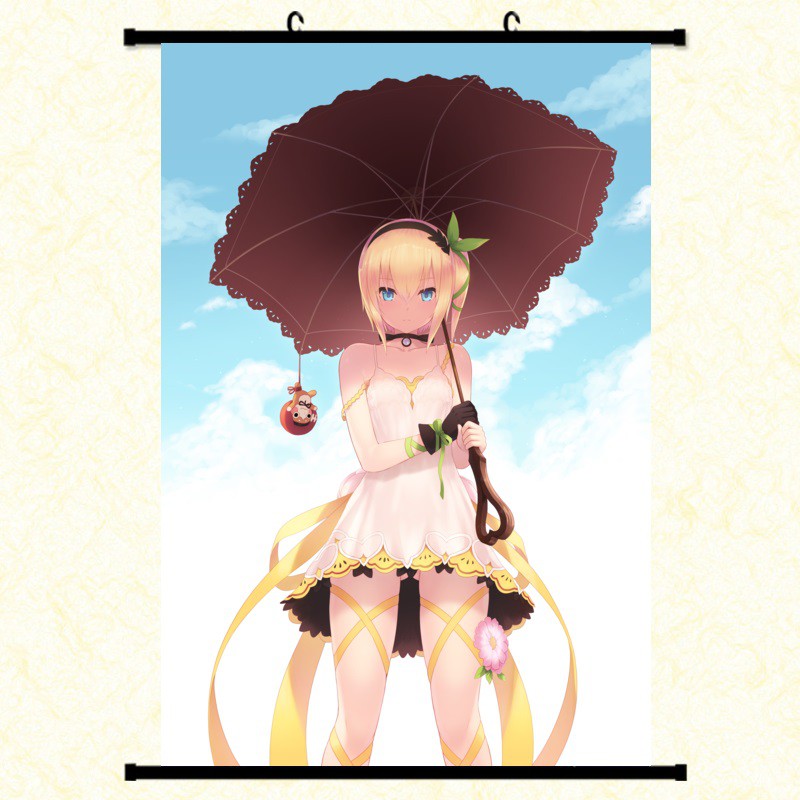 Poster vải anime Edna 40x60 - Tales of Zestiria tranh vải cuộn treo tường