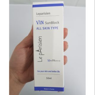 Kem chống nắng Leparisien Vin sunblock SPF 50+
