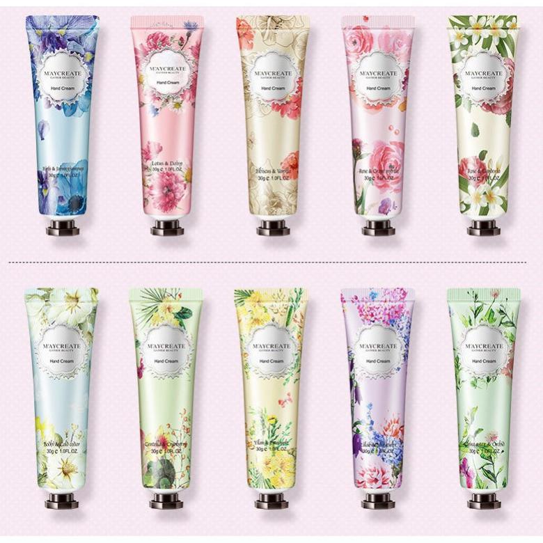 Kem Dưỡng Da Tay MayCreate 30g hương hoa quả tự nhiên