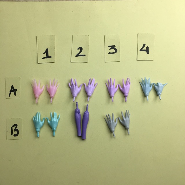 Q2C- Bàn tay cẳng tay thay thế cho búo bê monster high EAH