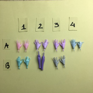 Q2C- Bàn tay cẳng tay thay thế cho búo bê monster high EAH