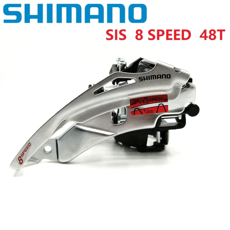 Bộ Đề Trước Xe Đạp Shimano Sis Fd M191 M190 8 48t / 42t 31.8 / 34.9mm 3 Tốc Độ