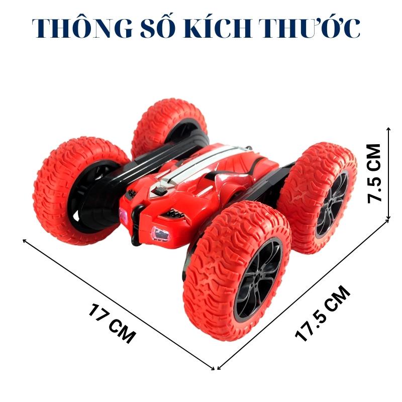 Xe ô tô địa hình điều khiển từ xa 3688 lộn nhào 360 độ Babyhope tặng kèm pin điều khiển