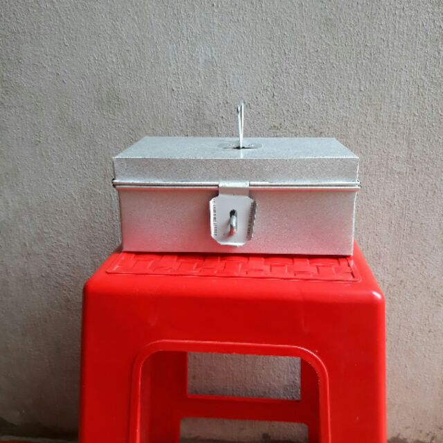 Hòm Tôn  Đựng Tiền Đựng Tài Liệu Size S Rộng 15cm Dài 24cm Cao 15cm