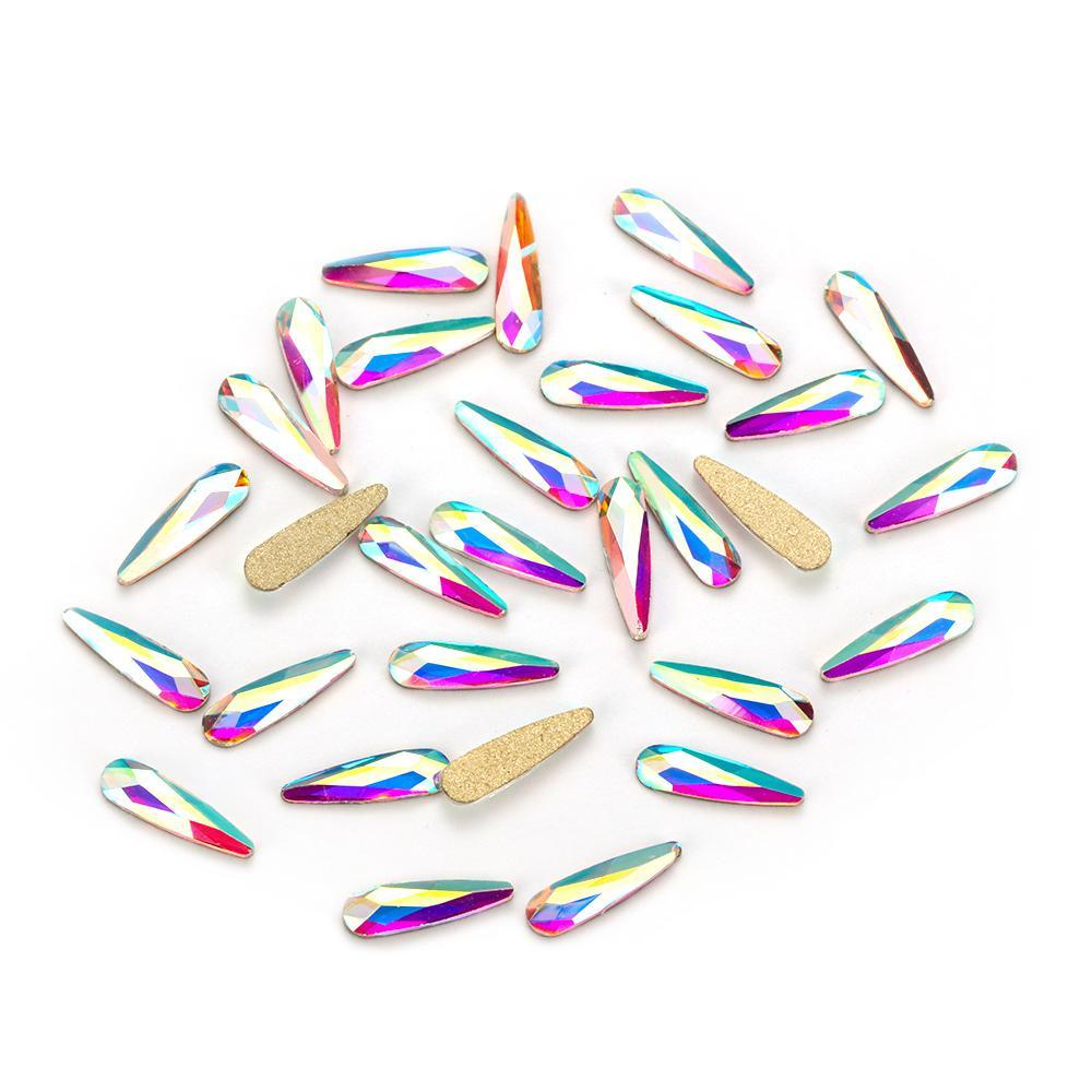 XIANTIN Đá Pha Lê Màu Trắng Đính Móng Nghệ Thuật