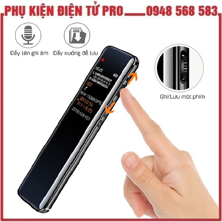 MÁY GH-I Â-M CHUYÊN NGHIỆP A618 PHỤC VỤ HỌC TẬP, GIẢNG DẠY BỘ NHỚ TRONG 8GB CÓ HỖ TRỢ THẺ NHỚ TRONG