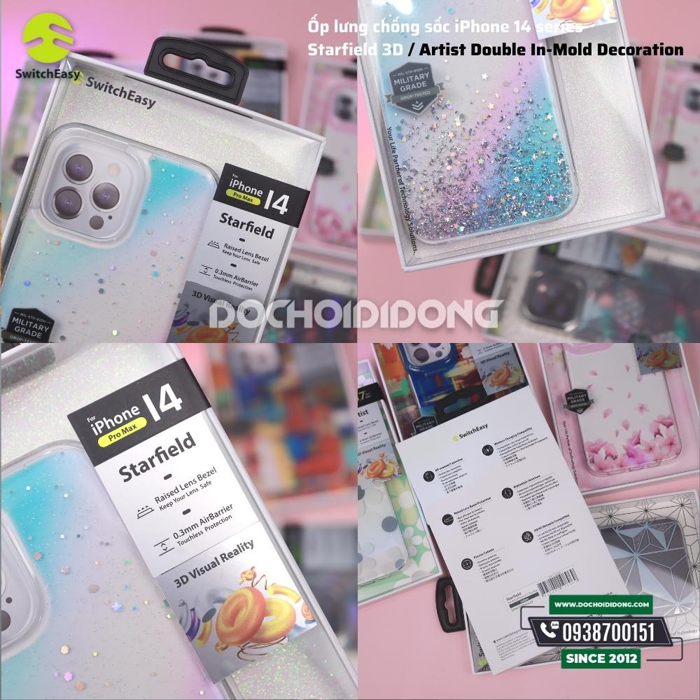 Ốp lưng iPhone 14 Pro Max SwitchEasy Starfield 3D / Artist chống sốc siêu xinh