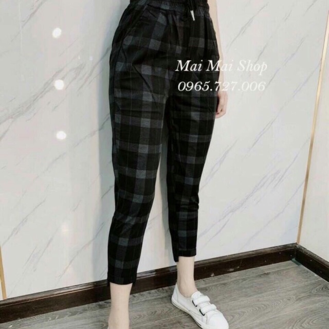 QUẦN BAGGY LỠ CARO CHẤT ĐŨI | BigBuy360 - bigbuy360.vn