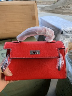 Túi HM da sần full box, thẻ size mini