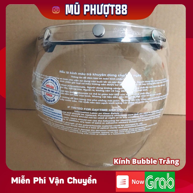 KÍNH Bulldog Bubble Shield Xanh (Kèm flipup)