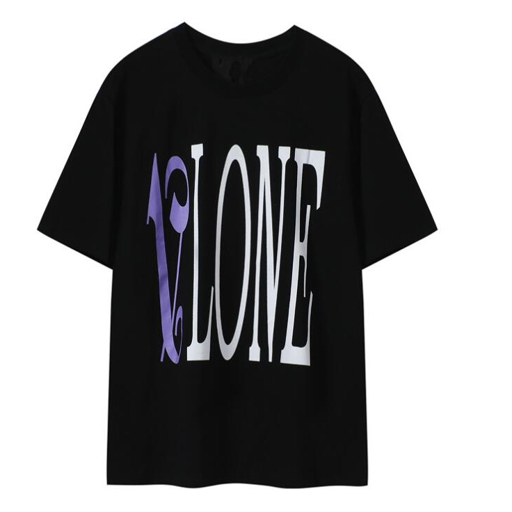 Áo Thun Cotton Tay Ngắn In Hình Vlone Thời Trang Cho Nam Nữ