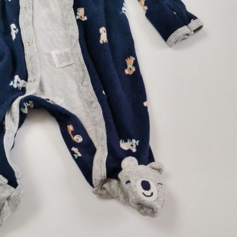 Bộ body sleepsuit liền tất cho bé sơ sinh sinh non