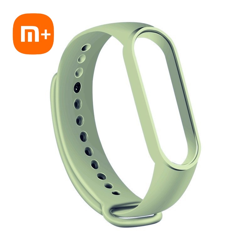 Dây Đeo Silicone Màu Hồng Thay Thế Cho Đồng Hồ Thông Minh Xiaomi Mi Band 5 6 3 4 5 6 Mi5 Miband 5 3/4/5/6