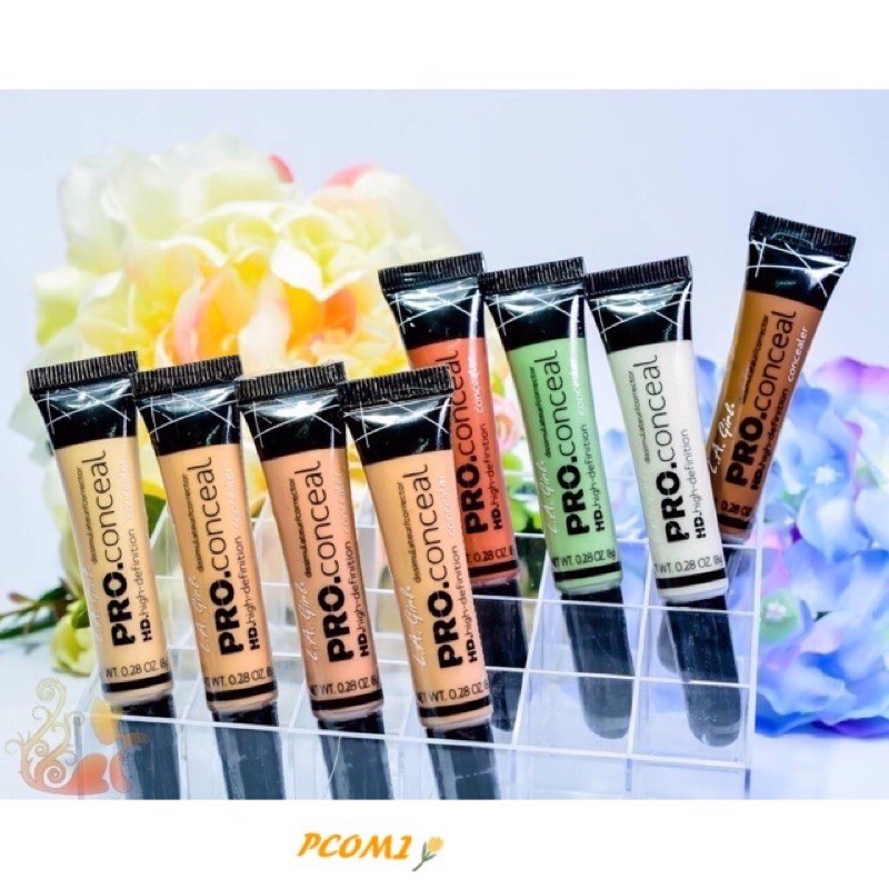 🌸Kem Che Khuyết Điểm Nude Sáng/ Cam LA Girl Pro Conceal HD High Definition Concealer Chính Hãng