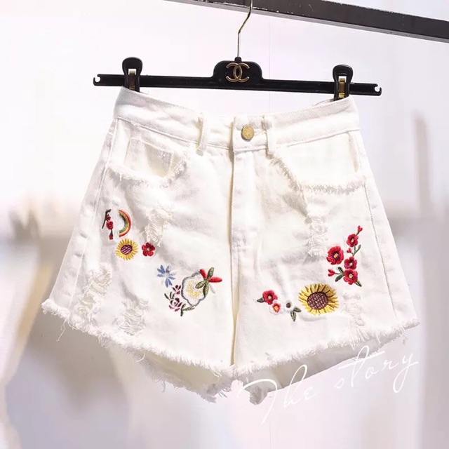 [ORDER] Quần jeans ngắn bigsize nhiều mẫu_ quần short thêu hoa_ quần sọc dọc