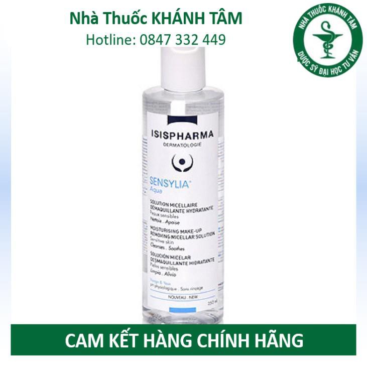 ! Nước tẩy trang, dưỡng ẩm cho da nhạy cảm Isis Pharma Sensylia Aqua 250ml ! !