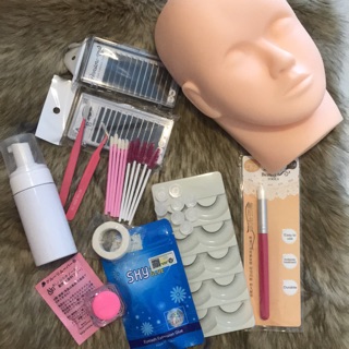 Bộ dụng cụ nối mi cơ bản học và làm khách