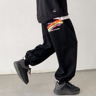 Quần Jogger Nam chất nỉ bông ấm, dáng rộng phù hợp street style Hot nhất thu đông 2021