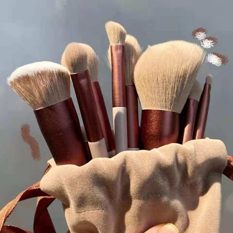 Li Jiaqi Đề xuất Beauty Girl Heart Makeup Set Brush Soft Glare Film Brush Powder Brush Set Beginner Soft Brush | BigBuy360 - bigbuy360.vn