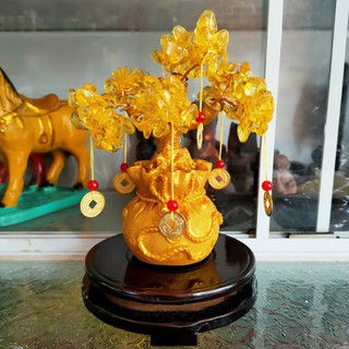 Cây Thần lộc,Cây Chiêu Lộc Pha Lê 18cm