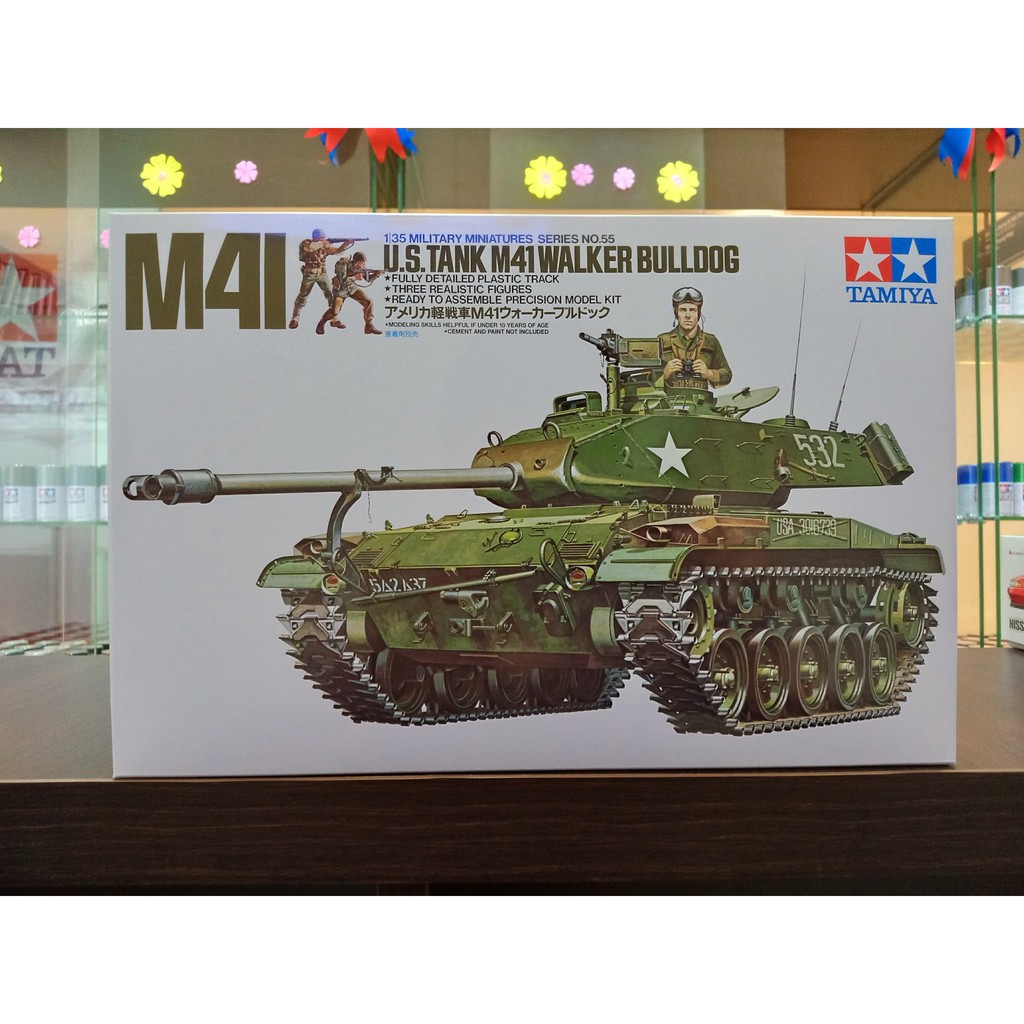 35055 Mô hình quân sự 1/35 SCALE U.S. M41 WALKER BULLDOG  - GDC