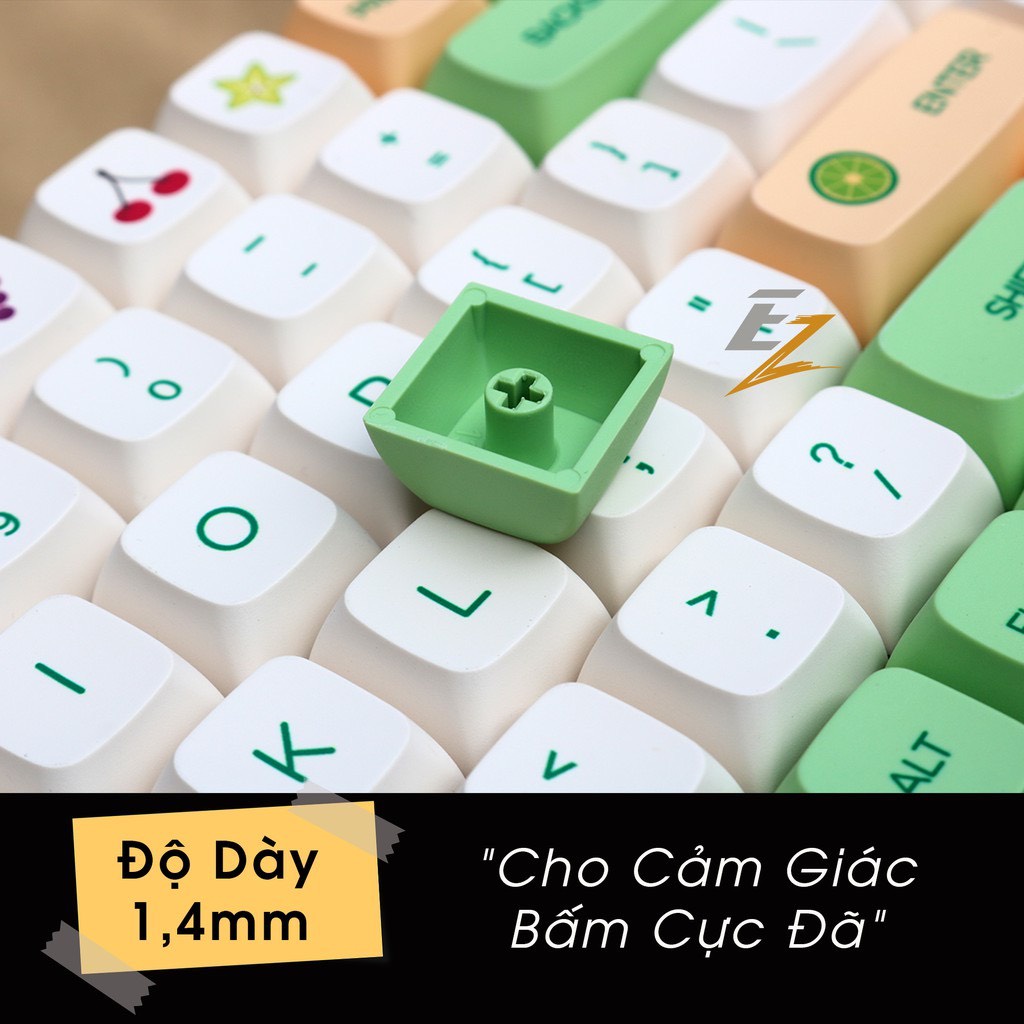 Keycaps Cho Bàn Phím Cơ In Dyesub Không Xuyên Led Chất Liệu PBT, ABS Của Ez.market