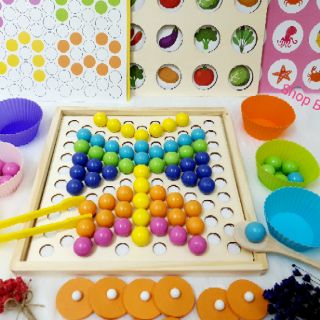 Đồ chơi trí tuệ gắp hạt cho bé