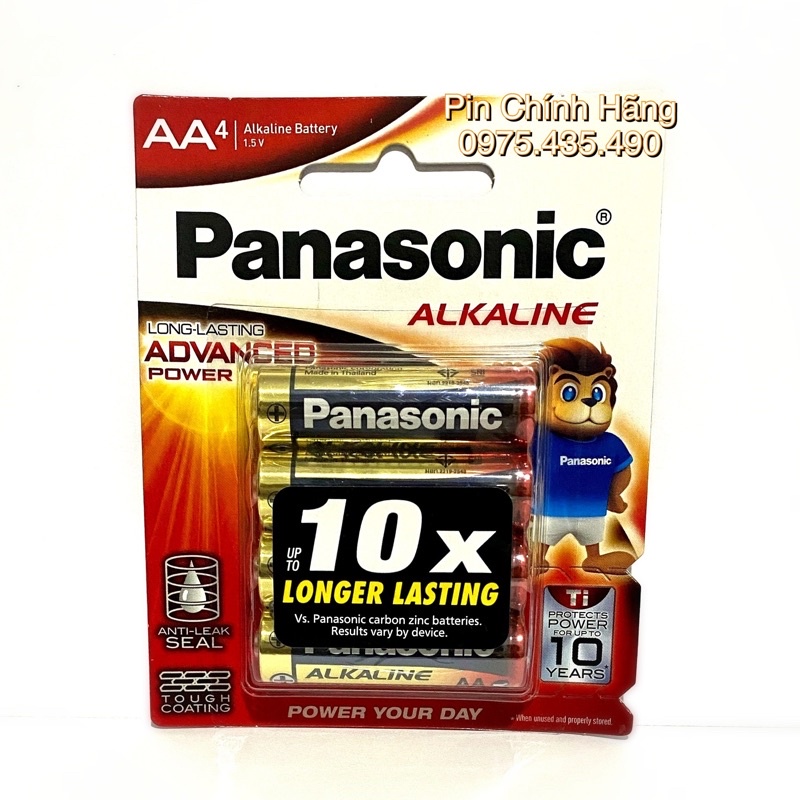 Pin AA / AAA Panasonic Alkaline Chính Hãng Vỉ 2 Viên, Vỉ 4 Viên