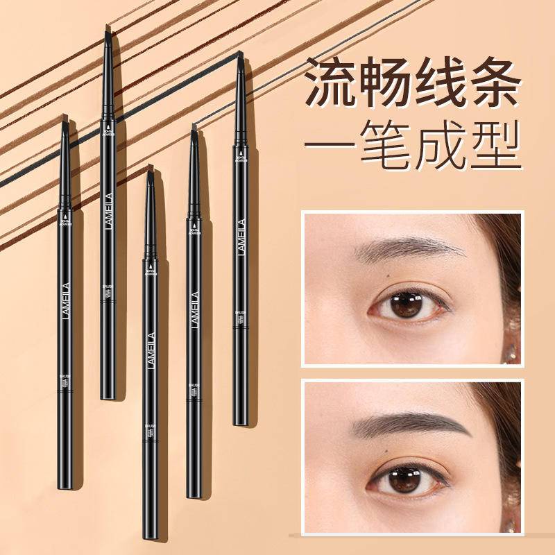 ✨✨Bút Chì Kẻ Lông Mày Siêu Mịn Trang Điểm Tự Nhiên Lâu Trôi Chống Thấm Nước Có 5 Màu Để Chọn Lựa
