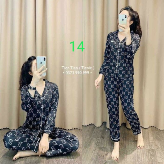 Bộ pizama dài tay - Bộ đồ mặc nhà