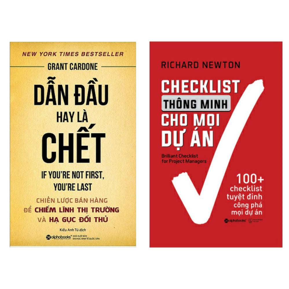 Sách - Combo Dẫn Đầu Hay Là Chết + Checklist Thông Minh Cho Mọi Dự Án