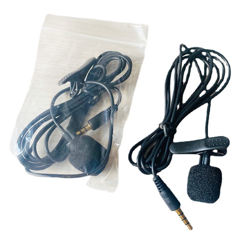 Micro cài áo mini jack cắm 3.5mm