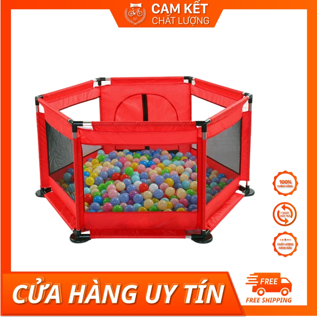 ( giá sỉ )Nhà bóng cho trẻ - Quây bóng lục giác cho bé tặng kèm bóng ạ