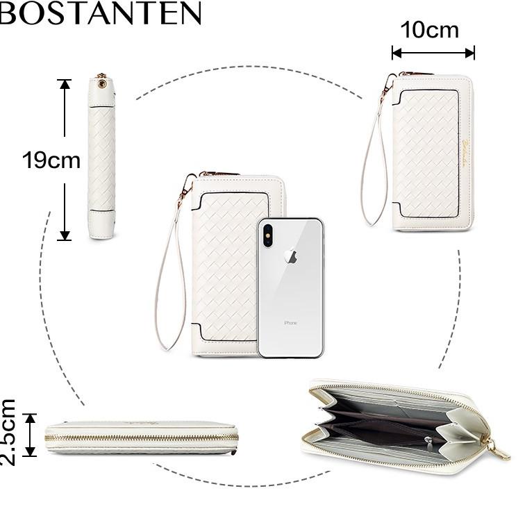 ⇝ Ví Da Cầm Tay Bostanten Cho Nữ