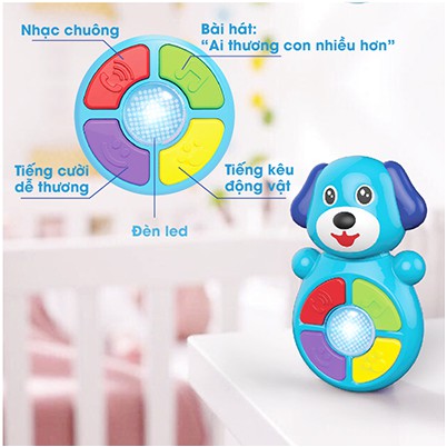 Baby Phone Antona -  Đồ Chơi Điện Thoại Hình Chú Cún Bằng Nhựa An Toàn Cho Bé