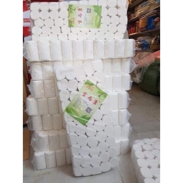 Giấy vệ sinh 1 bịch 50 cuộn không lõi siêu tiết kiệm