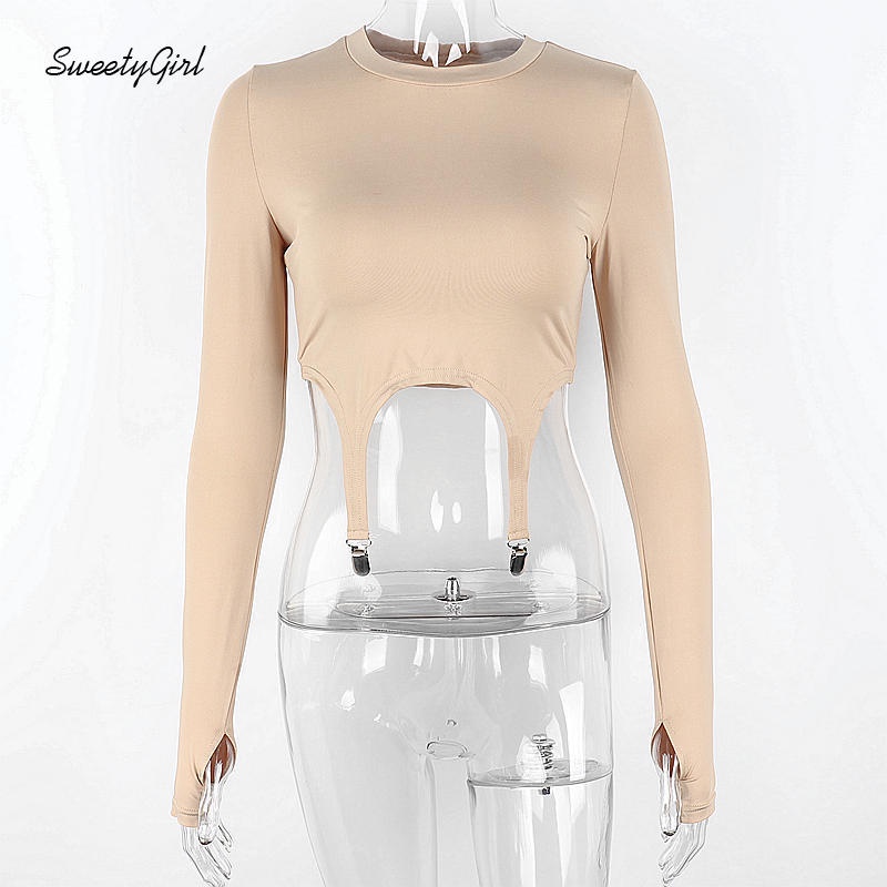 Áo Thun Dài Tay Cổ Tròn Màu Trơn Thời Trang 2022 Cho Nữ