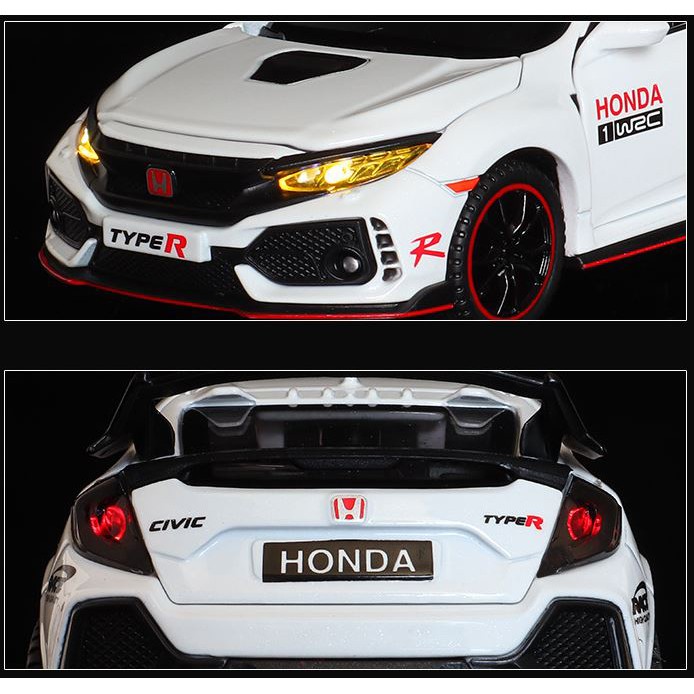 Mô hình xe kim loại Honda Civic Type R tỷ lệ 1:32