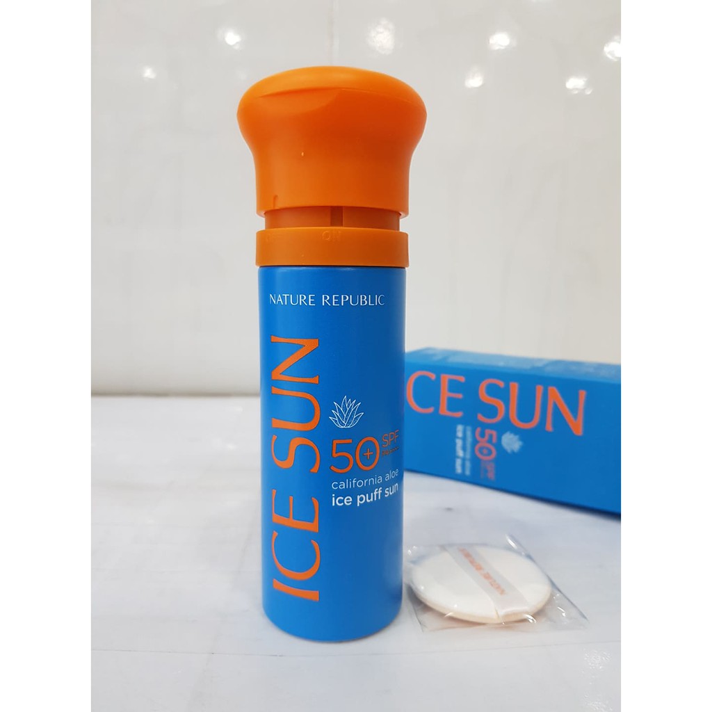 Kem Chống Nắng Ice Sun Nature Republic California Aloe SPF50+ PA+++ 100ml Hàn Quốc