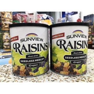 NHO KHÔ MỸ SUNVIEW RAISINS HỘP 425Gr THẬP CẨM